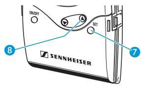 SENNHEISER MIKROPORT SYSTEM 2015 - Activer/désactiver le verrouillage des touches - 2