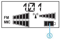 SENNHEISER MIKROPORT SYSTEM 2015 - Affichages de fonctionnement et d'état des piles - 1