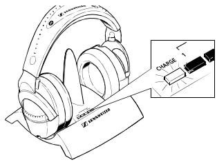 SENNHEISER RS 85 - Cargar la batería - 1