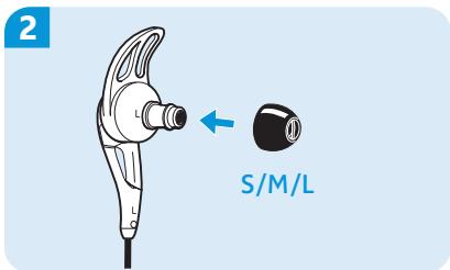 SENNHEISER CX 680 SPORTS - Using EarFins during sports activities - 2