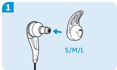 SENNHEISER CX 680 SPORTS - Using EarFins during sports activities - 1