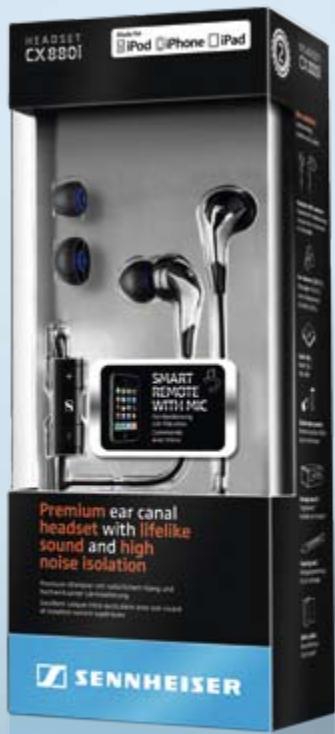 SENNHEISER CX 880I - Headset for iPod® , iPhone® and iPad™. - 4
