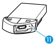 SENNHEISER MM 550 TRAVEL - Connecting the charging cable to the mains unit, to a PC or to other USB devices - 1