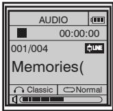 MPMAN MP-E2004 - Browsing songs while in STOP status - 2