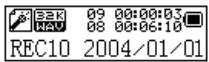 MPMAN MP-F62 - Mode ‘Record’ (enregistrement) - 1