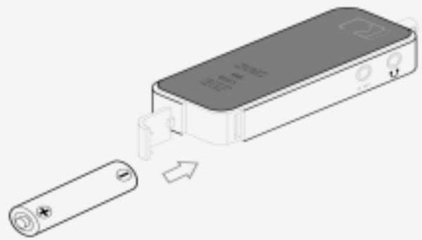 MPMAN MP-FOL8 - How to Insert Battery - 1
