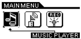 MPMAN MP-FUB32 - USING THE MAIN MENU - 1