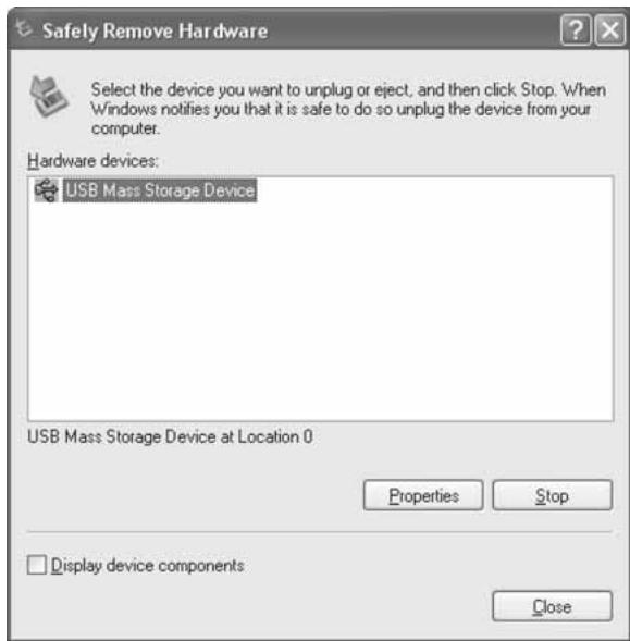 MPMAN MP-FUB32 - SAFELY REMOVE YOUR PLAYER FROM THE COMPUTER - 2