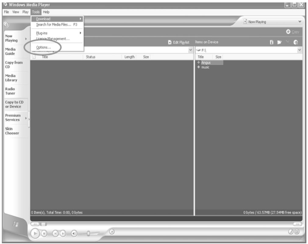 MPMAN MP-HD2 - DOWNLOADING WMA FILES WITH DRM - 1