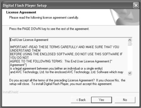 MPMAN MP-HD2 - Installation Procedures for the Player Software (For Windows 98SE only) - 3