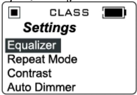 MPMAN MP-HD2 - Equalizer Setting - 1