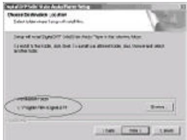 MPMAN MP-F72 - Part I. Installing the "DIGITAL AUDIO PLAYER" CD software in your computer - 4