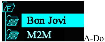 MPMAN MP-FOL7 - Select different directories (stop sub-menu) - 3