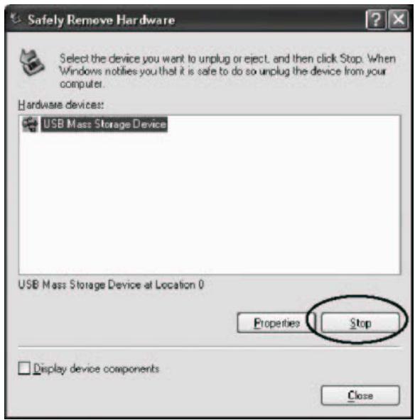 MPMAN MP-FOL7 - Safe removal hardware procedure - 3