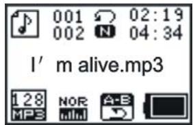 MPMAN ICR-350 - Display - 3