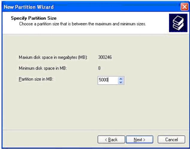 MPMAN MPH100 - Check [Primary Partition] and click on [Next]. - 2