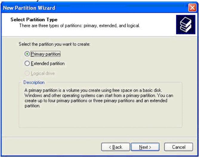 MPMAN MPH100 - HDD Partition Setup&Format (win2K/XP) - 2
