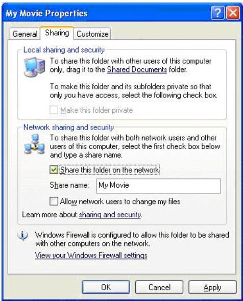MPMAN MPH100 - Data sharing Setup for Windows XP - 4