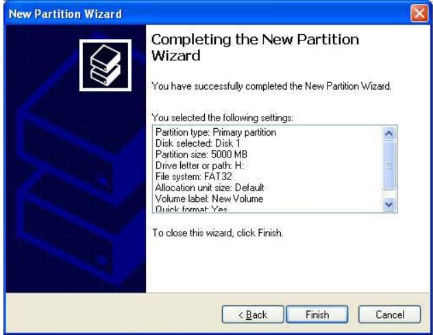 MPMAN MPH100 - Check [Primary Partition] and click on [Next]. - 5