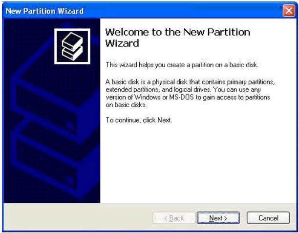 MPMAN MPH100 - HDD Partition Setup&Format (win2K/XP) - 7