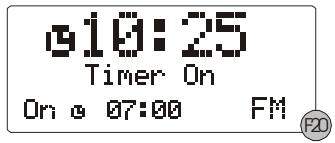 MPMAN DAB320 - TIMER fonction - 1