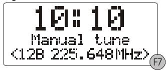 MPMAN DAB320 - DAB manual tune - 2