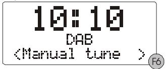 MPMAN DAB320 - DAB Manuelle Kanalauswahi - 1