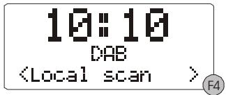MPMAN DAB320 - DAB modes auto tune - 1