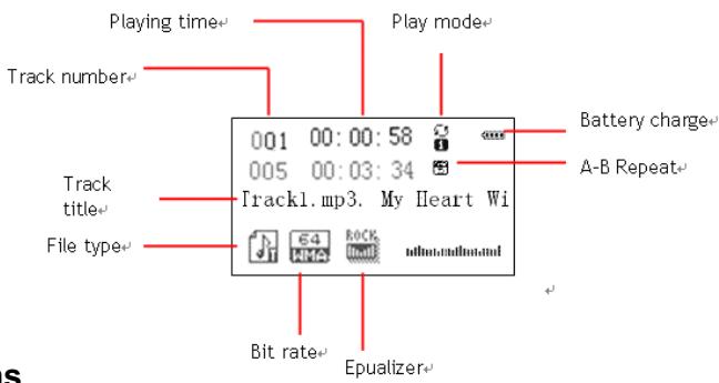 MPMAN MP3 WOM - - Display (music mode) - 1
