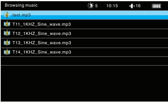 MPMAN MP70HD - Music Mode - 3