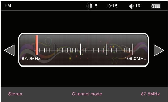 MPMAN MP70HD - Listening to FM Radio - 1