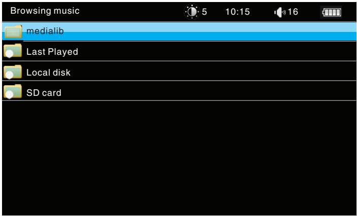 MPMAN MP70HD - Music Mode - 1