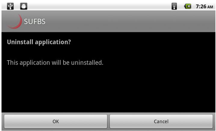 MPMAN MP824 - To uninstall an application: - 3