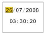 MPMAN PC36HD - Setting the date and time - 2