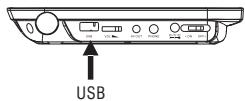MPMAN PDV 7007 - Connect to the USB - 1