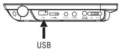 MPMAN PDV 7008 - Connect to the USB - 1