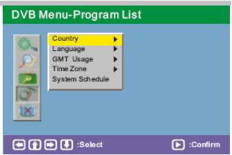 MPMAN PDV 798 DVBT - 1) Country - 1
