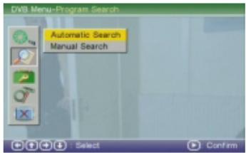 MPMAN PDV 798 DVBT - 2) Manual Search. - 1