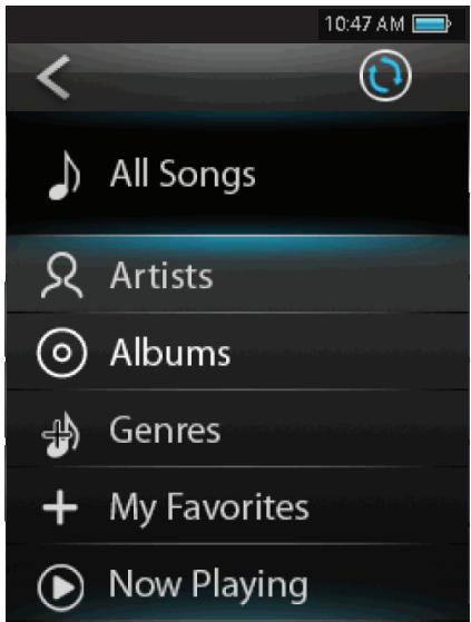 MPMAN TS 302 - Music Browser Controls - 1
