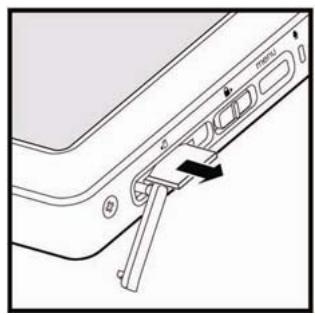 MPMAN TS 430 - To remove the card: - 2