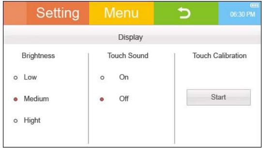 MPMAN TS 430 - Selecting Setting - 2