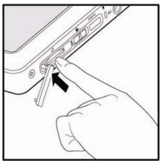 MPMAN TS 430 - To remove the card: - 1