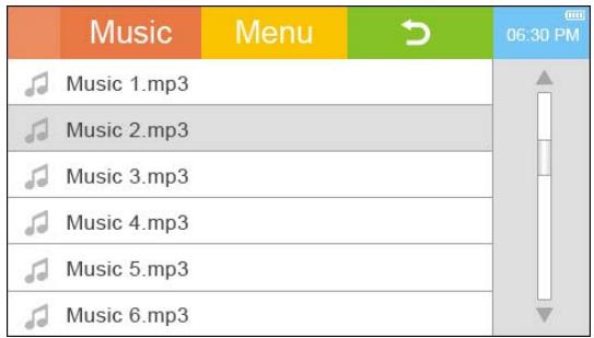 MPMAN TS 430 - Selecting Mode - 2