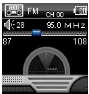 MPMAN MP135AI - FM Submenu - 1