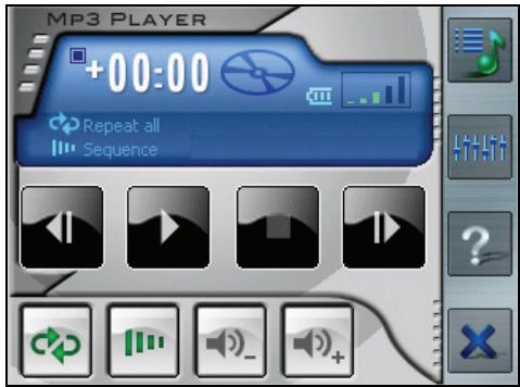 CLARION MAP360 HARDWARE - Starting and Exiting the MP3 Player - 2