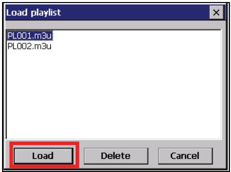 CLARION MAP360 HARDWARE - Opening a Play List - 1