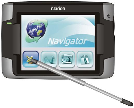 CLARION MAP360 HARDWARE - Using the Stylus - 1