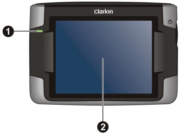 CLARION MAP360 HARDWARE - Front Components - 1