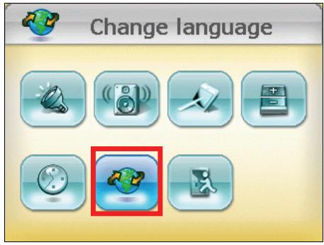 CLARION MAP560 HARDWARE - Change Language - 1