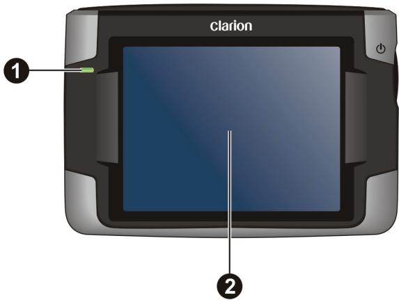 CLARION MAP560 HARDWARE - Front Components - 1